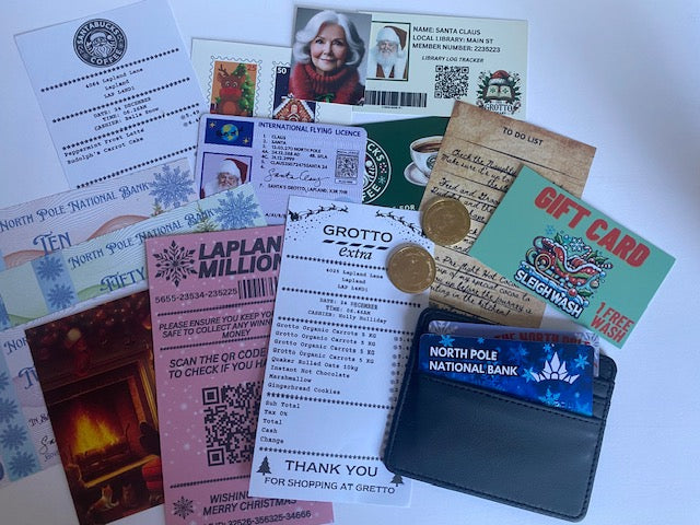 Lost Contents of Santa's Wallet