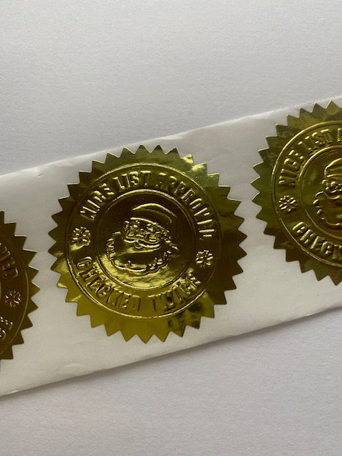 Shiny Gold nice list seal