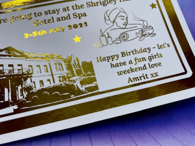 Hotel Reservation Surprise Trip Gift Ticket
