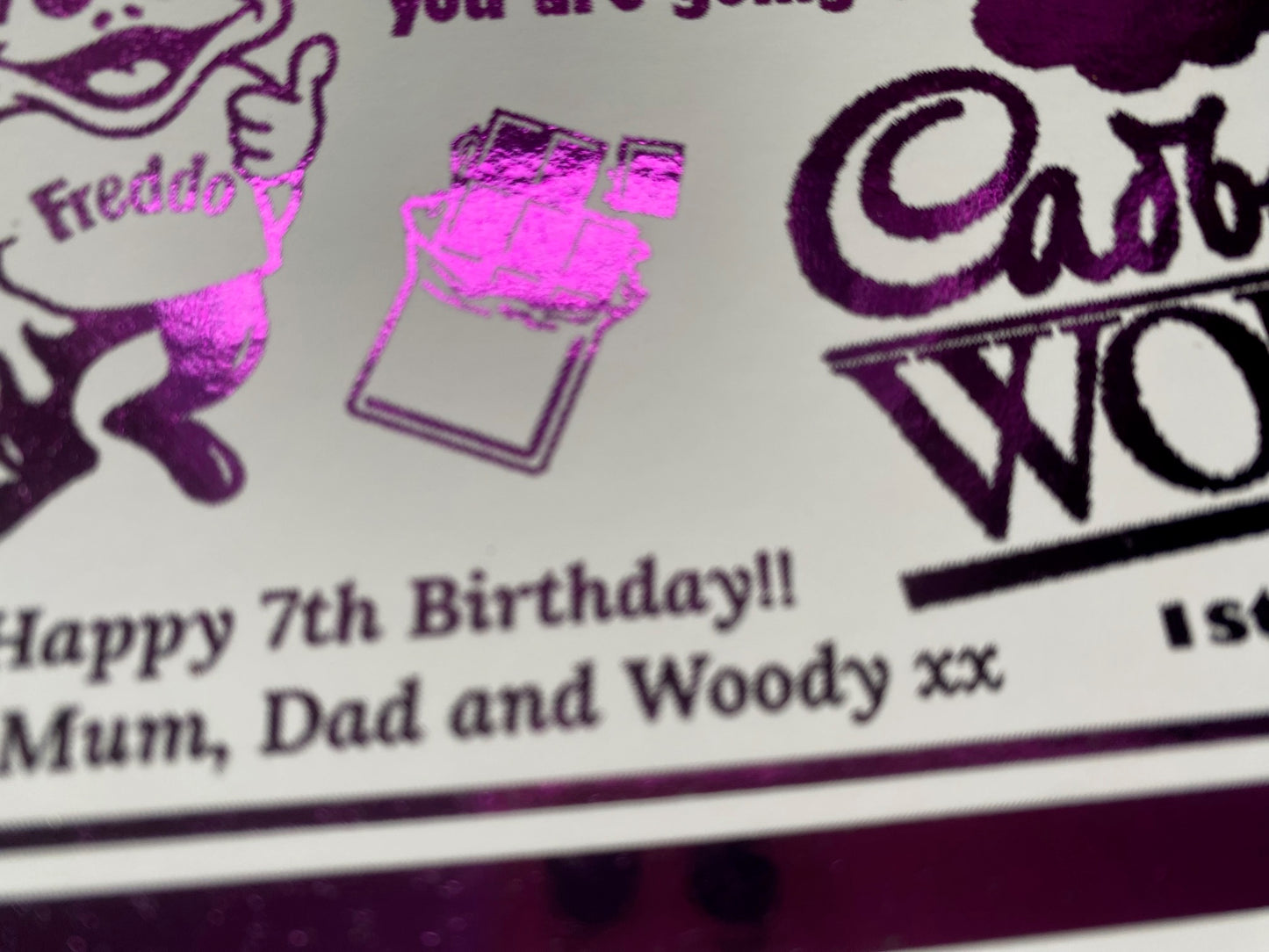 Cadbury World Surprise Trip Foil Gift Ticket