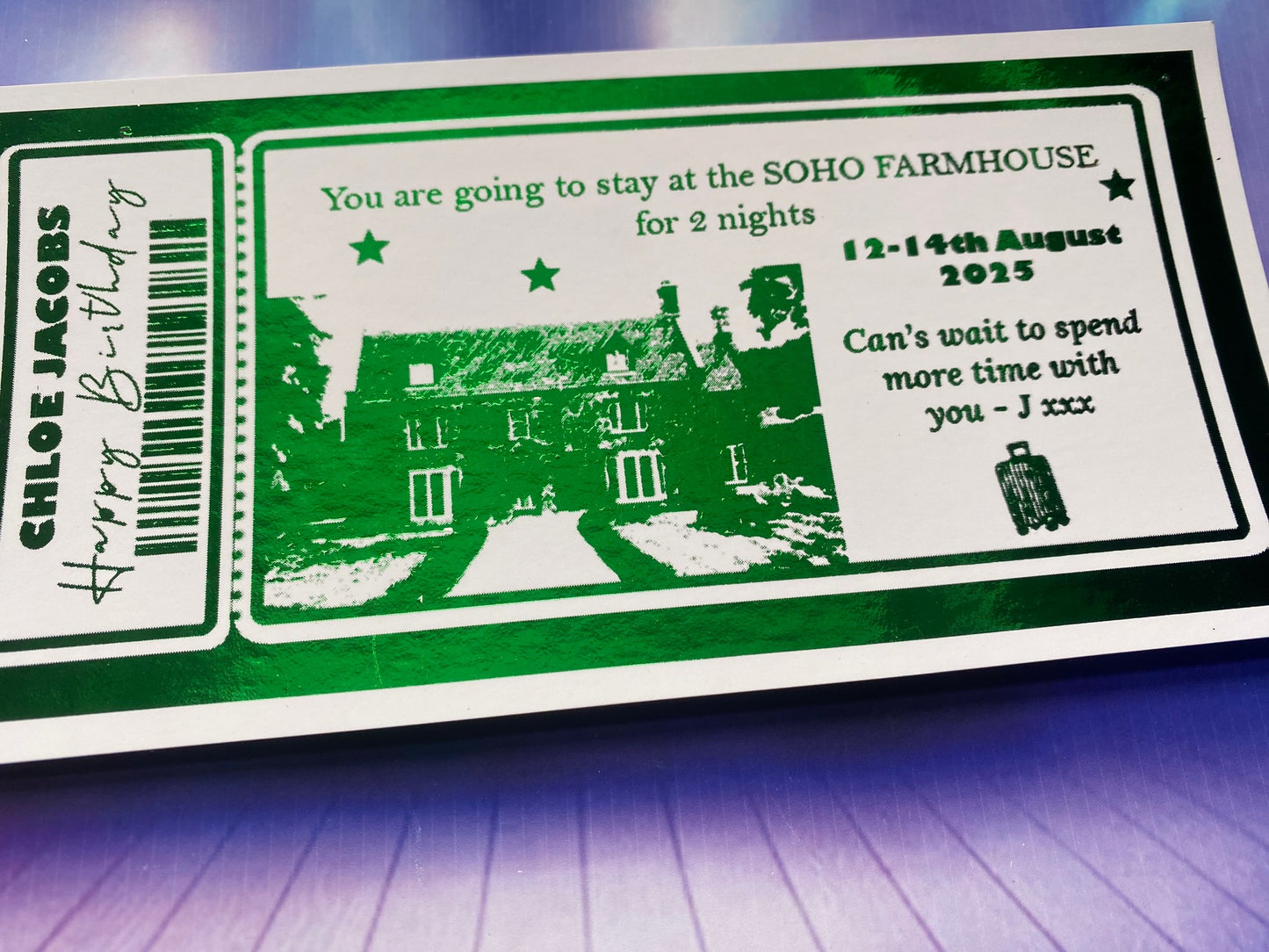 Hotel Reservation Surprise Trip Gift Ticket