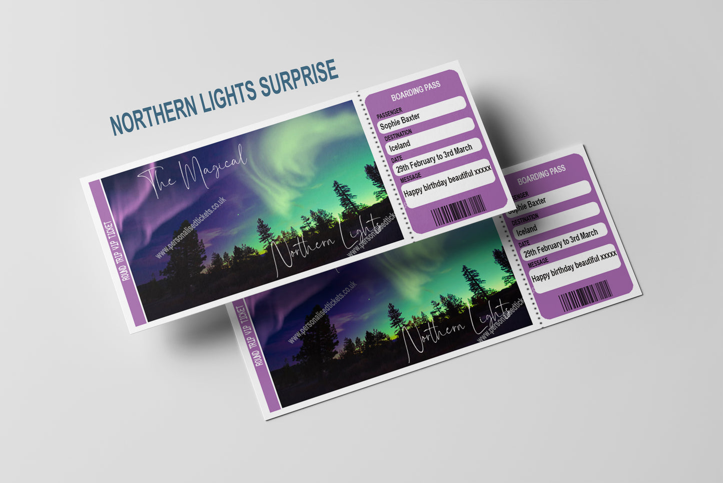 Northern Lights Gift Ticket
