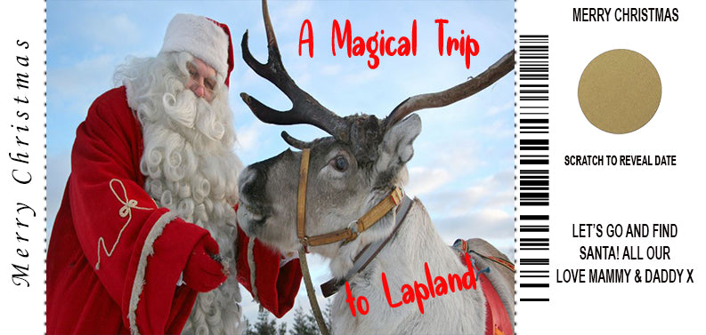 Scratch Reveal Trip To Lapland