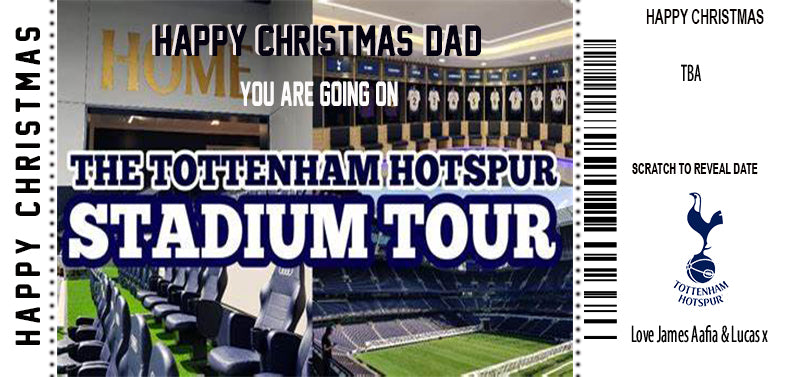 Football Stadium Tour Gift Ticket
