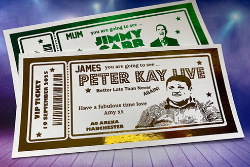 Personalised Comedy Show Gift Ticket