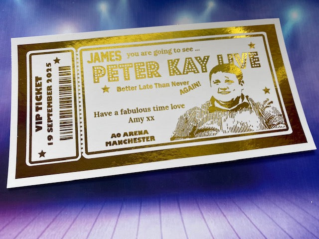 Personalised Comedy Show Gift Ticket
