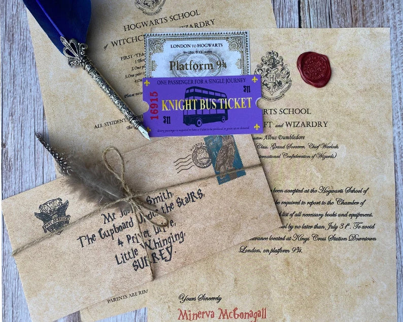 Personalised Harry Potter Acceptance Hogwarts Letter