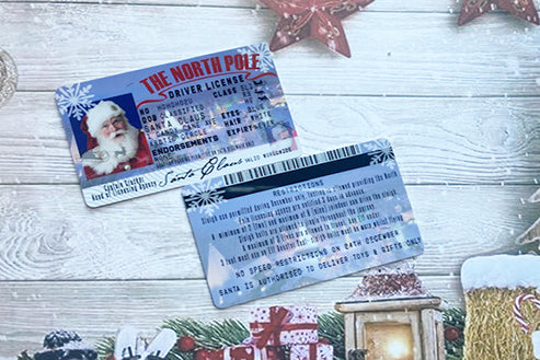 Santa's lost Driving License