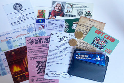 Lost Contents of Santa's Wallet