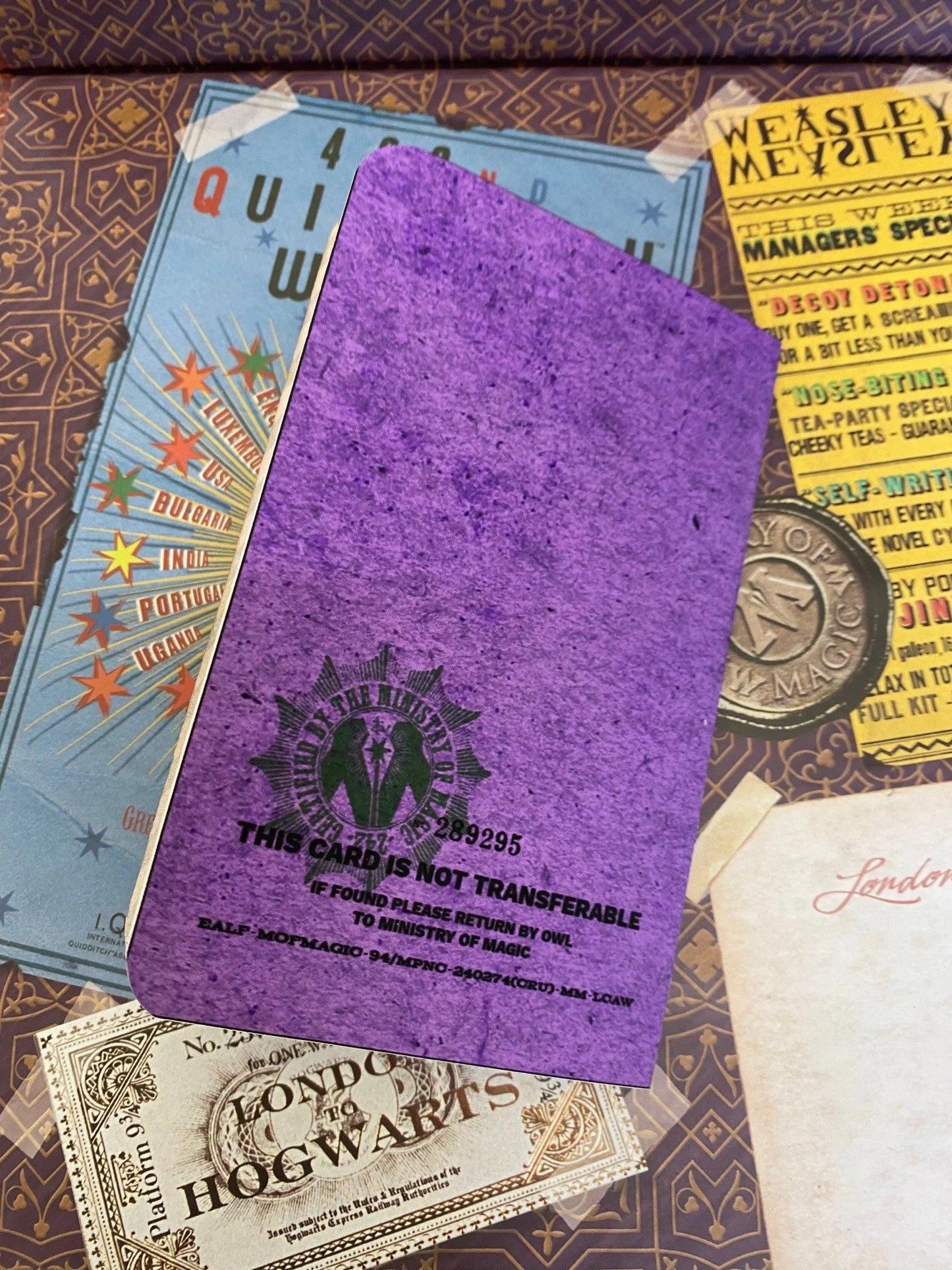 Harry Potter Ministry of Magic ID Card