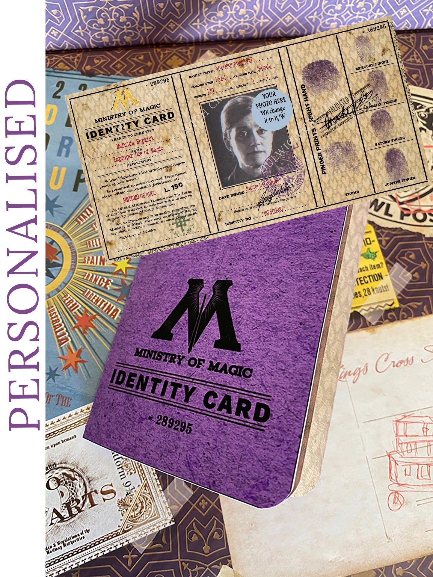 Harry Potter Ministry of Magic ID Card