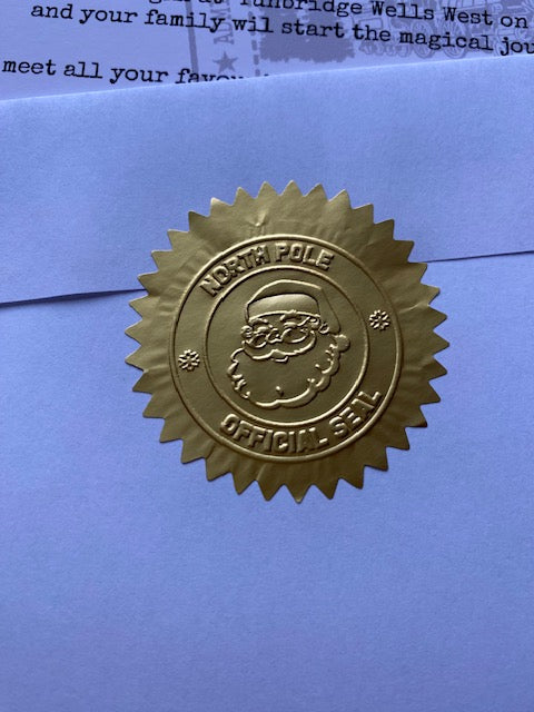 Personalised Polar Express Invitation letter