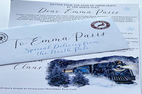 Personalised Polar Express Invitation letter