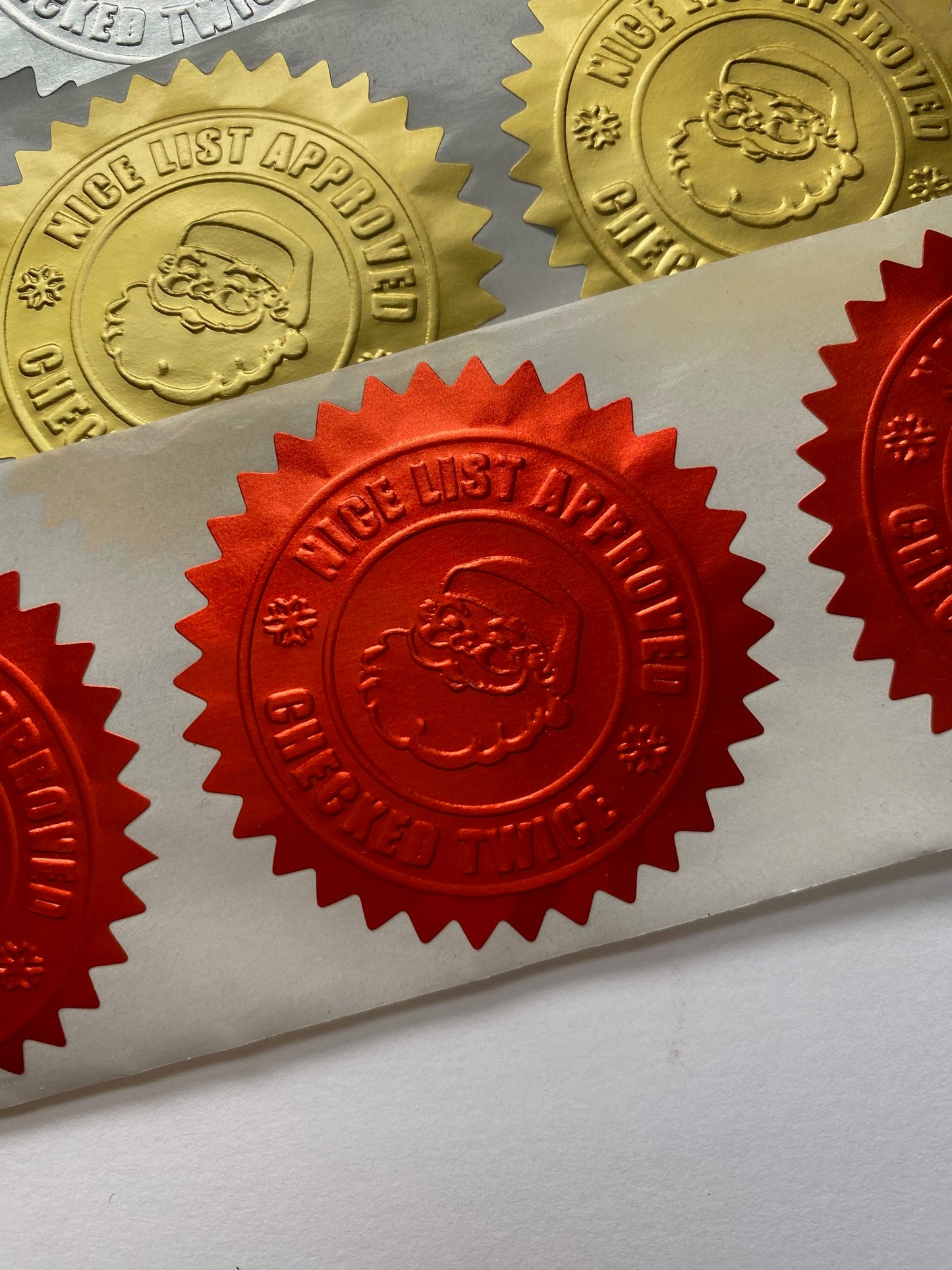 Red Nice list seal