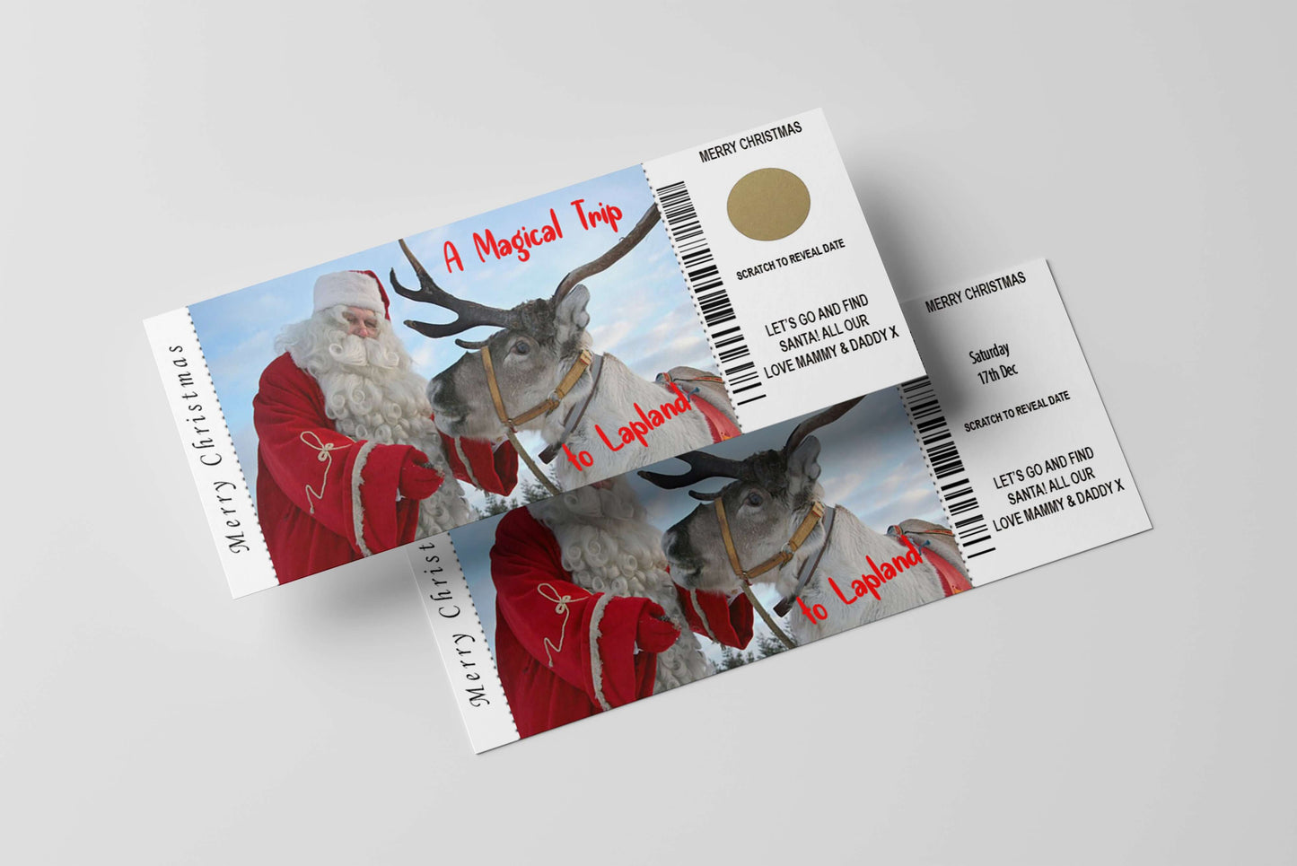 Scratch Reveal Trip To Lapland