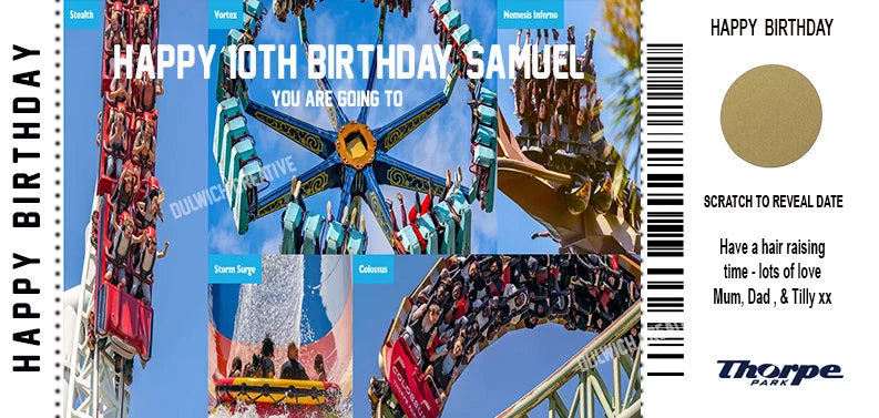 Thorpe Park Gifting Ticket