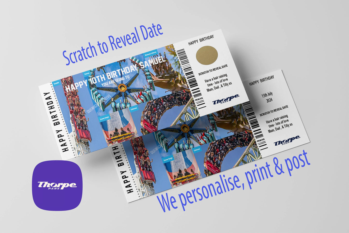 Thorpe Park Gifting Ticket