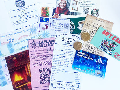 Lost Contents of Santa's Wallet