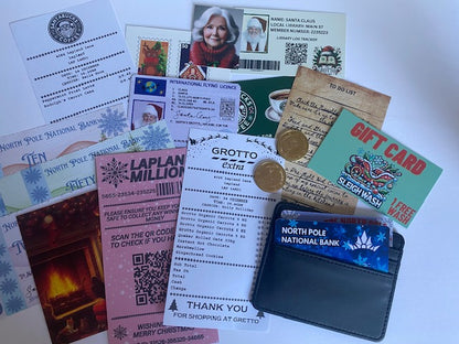 Lost Contents of Santa's Wallet