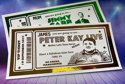 Personalised Comedy Show Gift Ticket