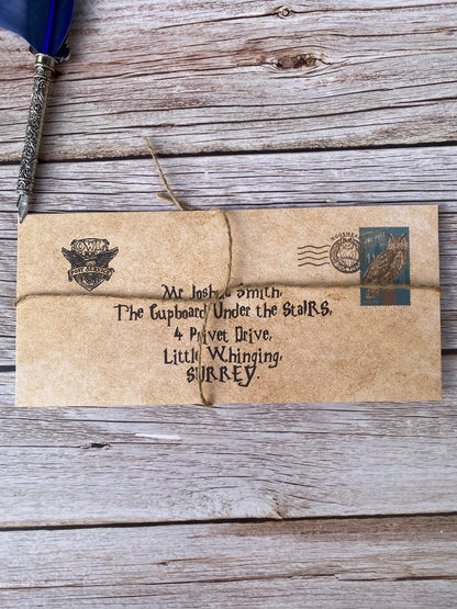 Harry Potter Hogwarts Acceptance Letter