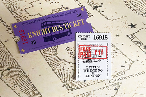 Knight Bus ticket and Fare Paid