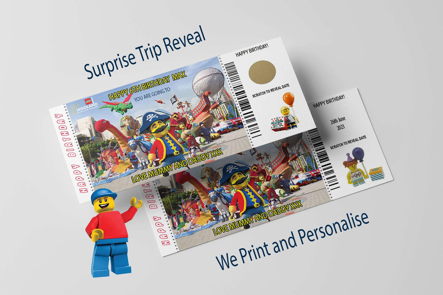 Legoland Personalised Gift Ticket