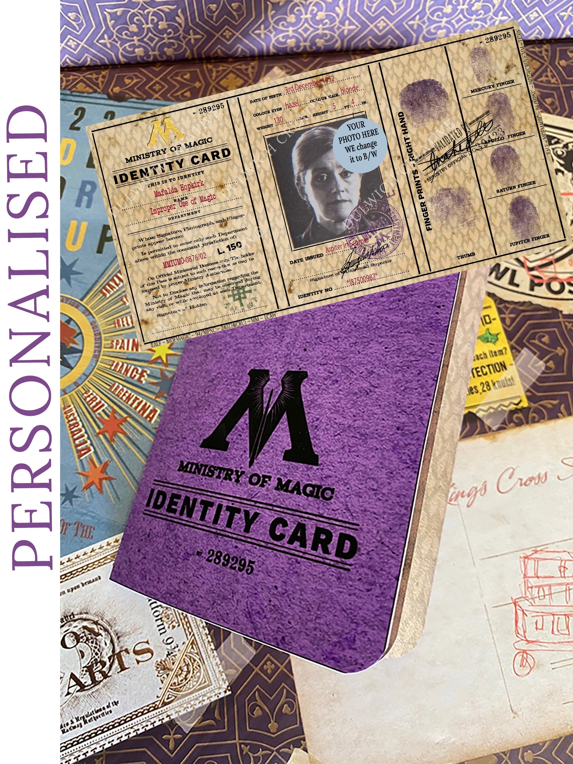 Harry Potter Ministry of Magic ID Card