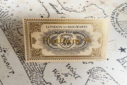 9 3/4 Platform ticket to Hogwarts